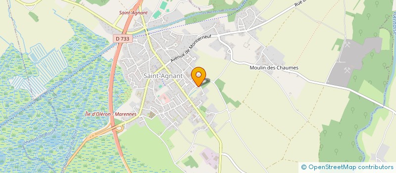 localisation de l'entreprise MADAME FRANCOISE HOURCADE  SAINT-AGNANT