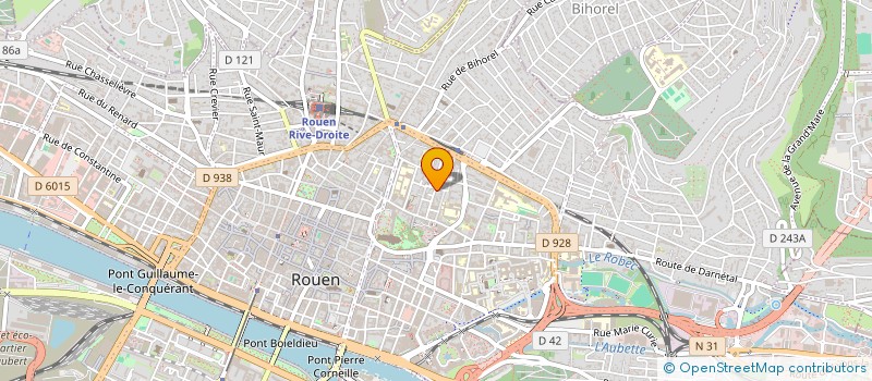 localisation de l'entreprise MADAME FRANCOISE HOURTOULE-MAYDAT à ROUEN