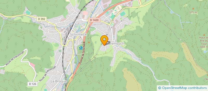 localisation de l'entreprise MADAME FRANCOISE HOUTMANN  BAREMBACH