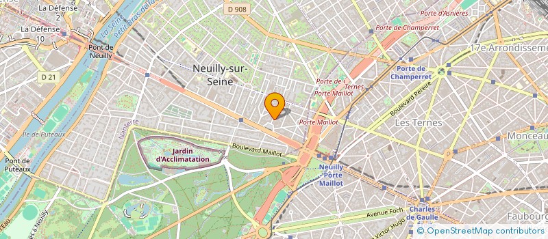 localisation de l'entreprise MADAME FRANCOISE HOWSAM  NEUILLY-SUR-SEINE