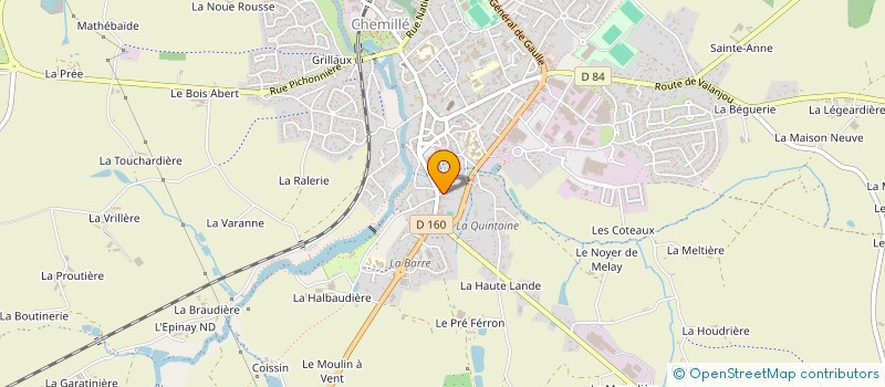 localisation de l'entreprise MADAME FRANCOISE HUAU  CHEMILLE-EN-ANJOU