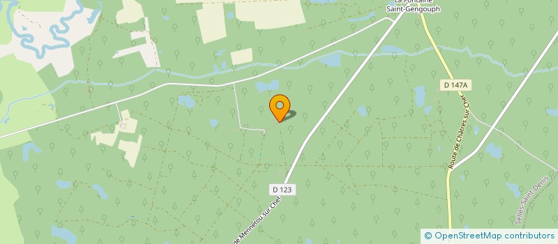 localisation de l'entreprise MADAME FRANCOISE HUBERT  SELLES-SAINT-DENIS