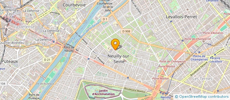 localisation de l'entreprise MADAME FRANCOISE HUBERTY à NEUILLY-SUR-SEINE