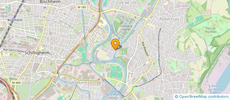 localisation de l'entreprise MADAME FRANCOISE HUCK à STRASBOURG