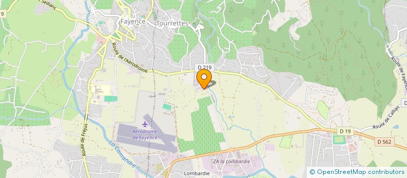 localisation de l'entreprise MADAME FRANCOISE HUET  TOURRETTES