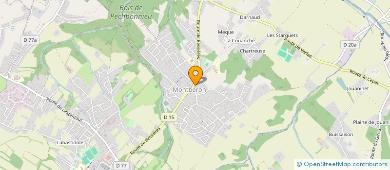 localisation de l'entreprise MADAME FRANCOISE IACAZIO  MONTBERON