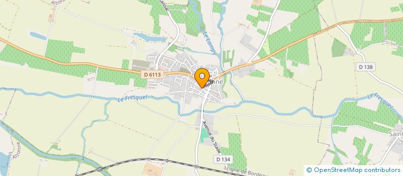 localisation de l'entreprise MADAME FRANCOISE ICHE  ALZONNE