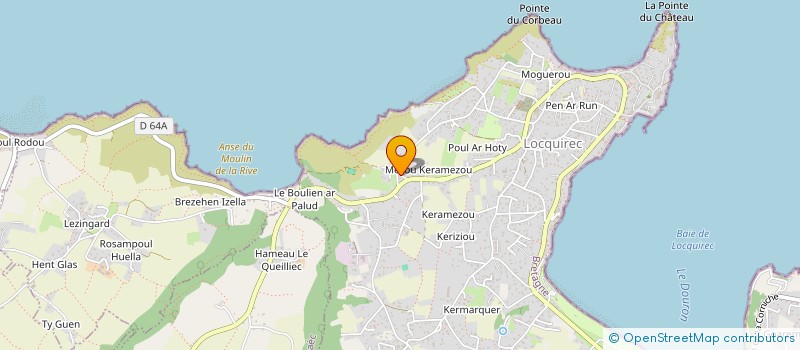 localisation de l'entreprise MADAME FRANCOISE IGIGABEL  LOCQUIREC