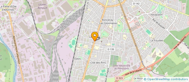 localisation de l'entreprise MADAME FRANCOISE IHLER à LE MANS