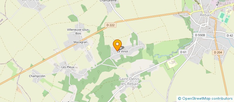 localisation de l'entreprise MADAME FRANCOISE IROLLO  SAINT-DENIS-LES-REBAIS