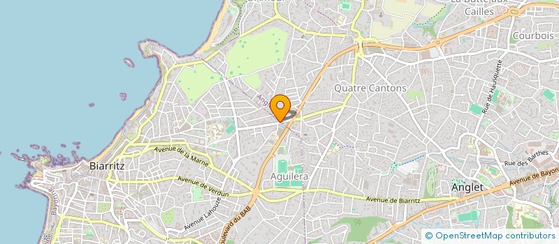 localisation de l'entreprise MADAME FRANCOISE IRURZUN-LAFITTE à BIARRITZ
