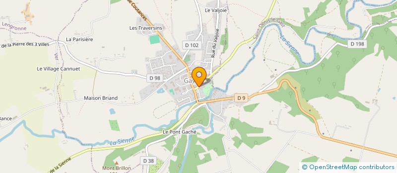 localisation de l'entreprise MADAME FRANCOISE JACOBS  GAVRAY-SUR-SIENNE