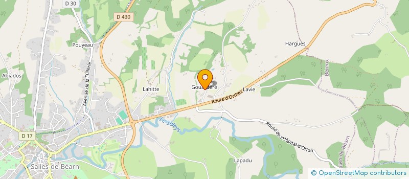 localisation de l'entreprise MADAME FRANCOISE JACQUET à SALIES-DE-BEARN