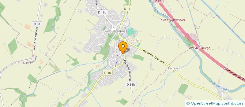 localisation de l'entreprise MADAME FRANCOISE JACQUET  AYGUESVIVES