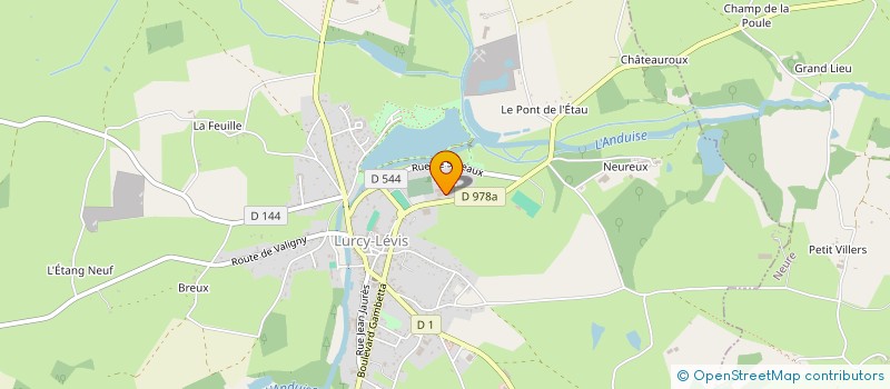 localisation de l'entreprise MADAME FRANCOISE JALICOT  LE VEURDRE