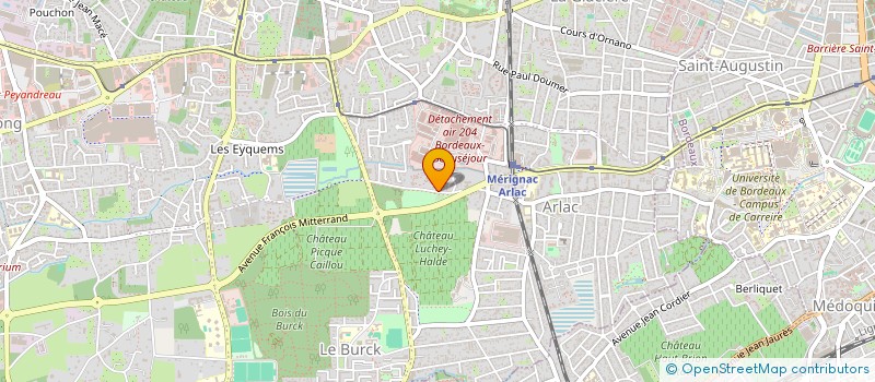 localisation de l'entreprise MADAME FRANCOISE JANOT  MERIGNAC