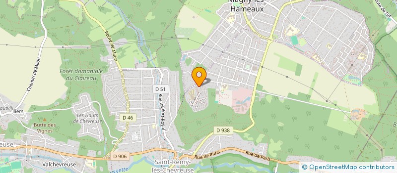 localisation de l'entreprise MADAME FRANCOISE JARRIGE  SAINT-REMY-LES-CHEVREUSE