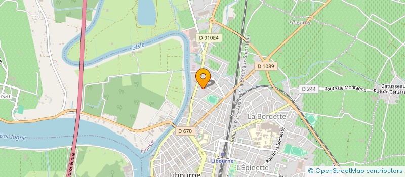 localisation de l'entreprise MADAME FRANCOISE JAUZOU  LIBOURNE