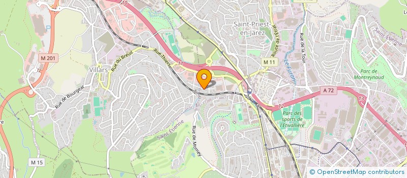 localisation de l'entreprise MADAME FRANCOISE JAVELLE  SAINT-PRIEST-EN-JAREZ