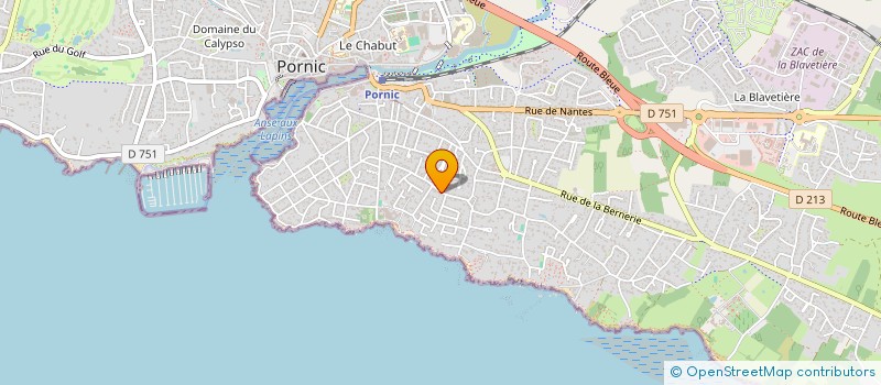 localisation de l'entreprise MADAME FRANCOISE JEHANNO  PORNIC