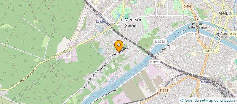 localisation de l'entreprise MADAME FRANCOISE JEUFFROY  LE MEE-SUR-SEINE