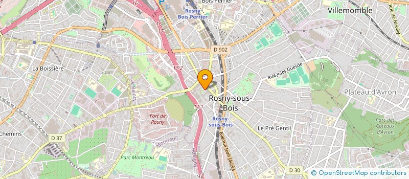 localisation de l'entreprise MADAME FRANCOISE JOAN à ROSNY-SOUS-BOIS