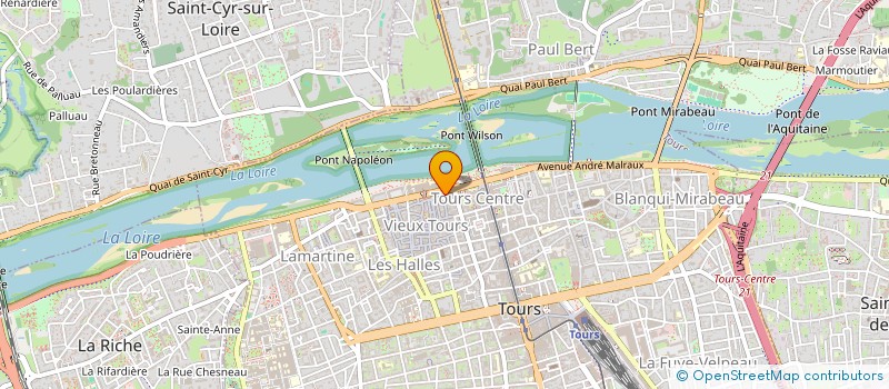 localisation de l'entreprise MADAME FRANCOISE JOLY  TOURS