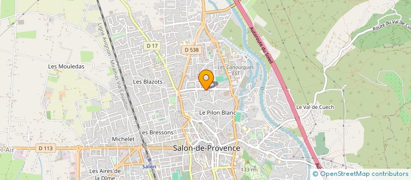 localisation de l'entreprise MADAME FRANCOISE JOLY à SALON-DE-PROVENCE