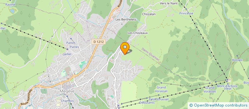 localisation de l'entreprise MADAME FRANCOISE JOLY-POTTUZ  MEGEVE