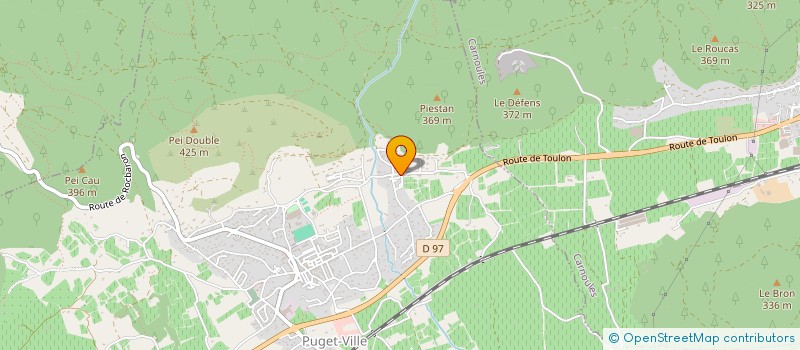 localisation de l'entreprise MADAME FRANCOISE JOSIELOWSKI  PUGET-VILLE