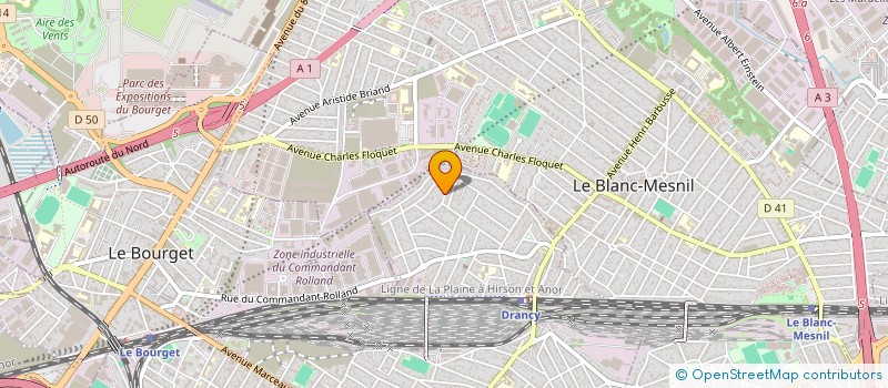 localisation de l'entreprise MADAME FRANCOISE JOSNEAU à DRANCY