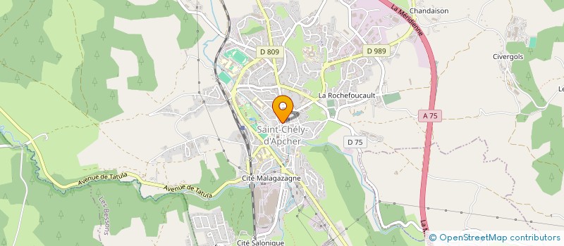 localisation de l'entreprise MADAME FRANCOISE JOUBERT  SAINT-CHELY-D'APCHER