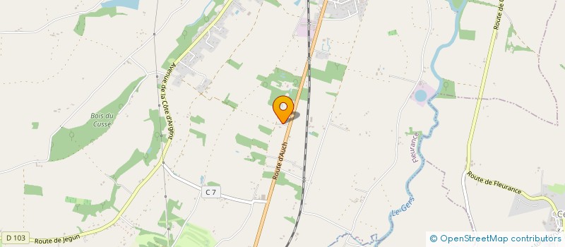 localisation de l'entreprise MADAME FRANCOISE JOURDAN  FLEURANCE