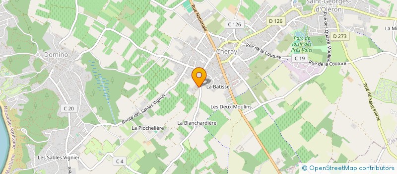 localisation de l'entreprise MADAME FRANCOISE JOUVE  SAINT GEORGES D'OLERON