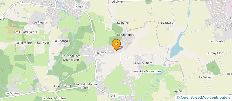 localisation de l'entreprise MADAME FRANCOISE JUDEAUX à ORGERES