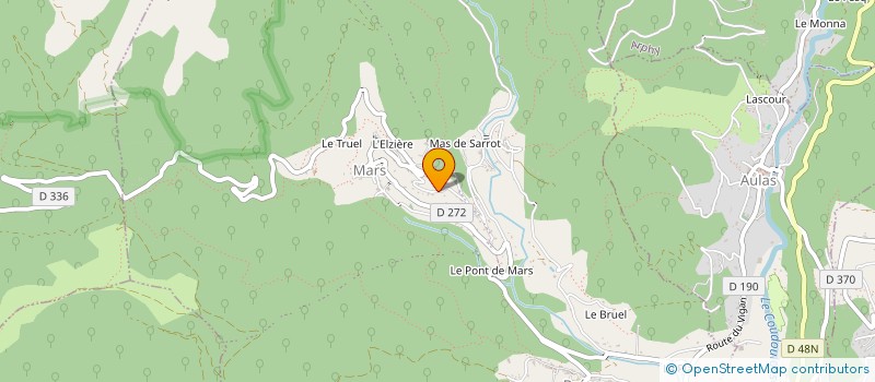 localisation de l'entreprise MADAME FRANCOISE JULLIEN  MOLIERES-CAVAILLAC