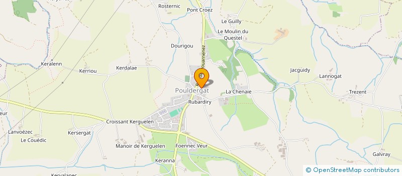 localisation de l'entreprise MADAME FRANCOISE KERNINON  POULDERGAT