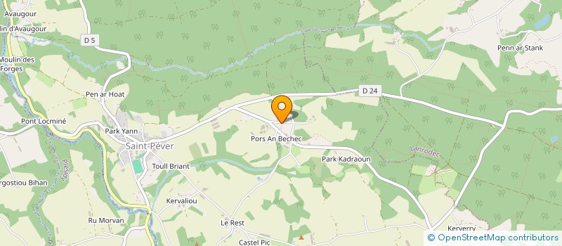 localisation de l'entreprise MADAME FRANCOISE KERYER à SAINT-PEVER