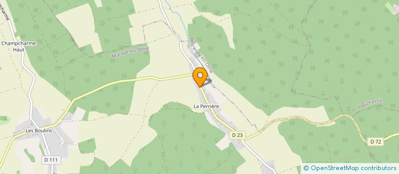 localisation de l'entreprise MADAME FRANCOISE KESLICK à MARAYE-EN-OTHE