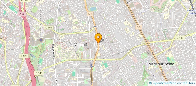 localisation de l'entreprise MADAME FRANCOISE KO  VILLEJUIF