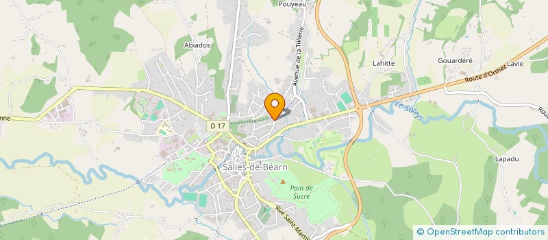 localisation de l'entreprise MADAME FRANCOISE KOPP  SALIES-DE-BEARN