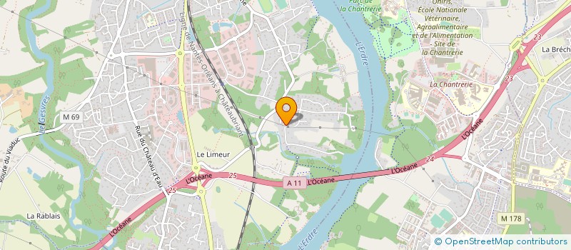localisation de l'entreprise MADAME FRANCOISE KRAFFT à LA CHAPELLE-SUR-ERDRE