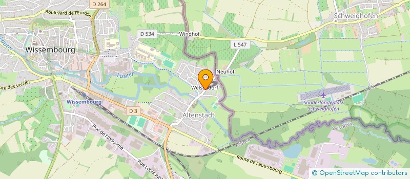 localisation de l'entreprise MADAME FRANCOISE KUNTZ  SALMBACH