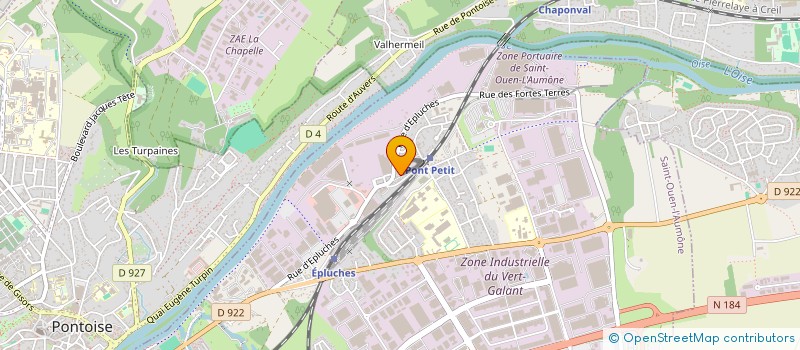 localisation de l'entreprise MADAME FRANCOISE LA CORTE à ST OUEN L AUMONE