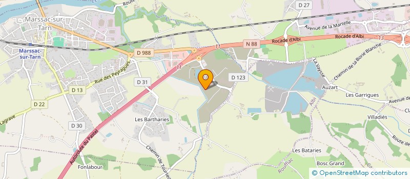localisation de l'entreprise MADAME FRANCOISE LABATUT à LAGRAVE