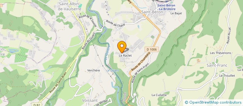 localisation de l'entreprise MADAME FRANCOISE LABROSSE  SAINT-BERON