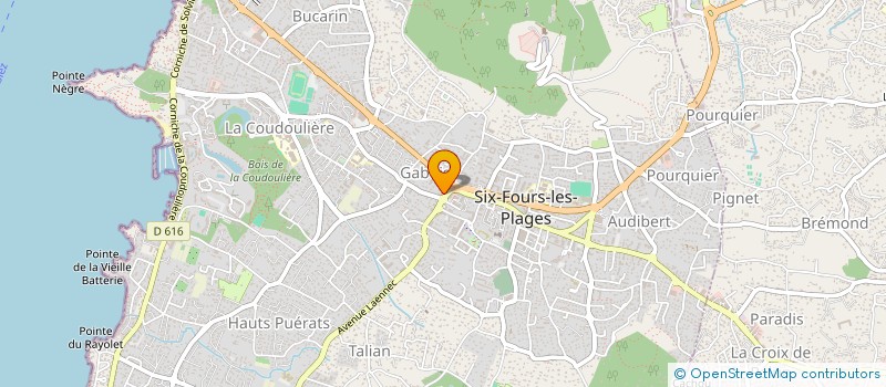 localisation de l'entreprise MADAME FRANCOISE LABROUSSE à SIX-FOURS-LES-PLAGES