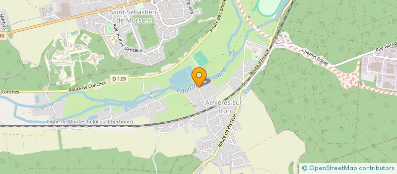 localisation de l'entreprise MADAME FRANCOISE LACAN  ARNIERES-SUR-ITON