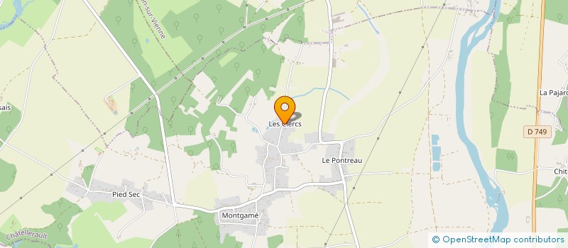 localisation de l'entreprise MADAME FRANCOISE LADONSKI  VOUNEUIL-SUR-VIENNE