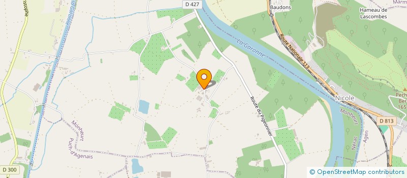 localisation de l'entreprise MADAME FRANCOISE LAFFARGUE  MONHEURT